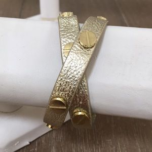 Leather wrap bracelet